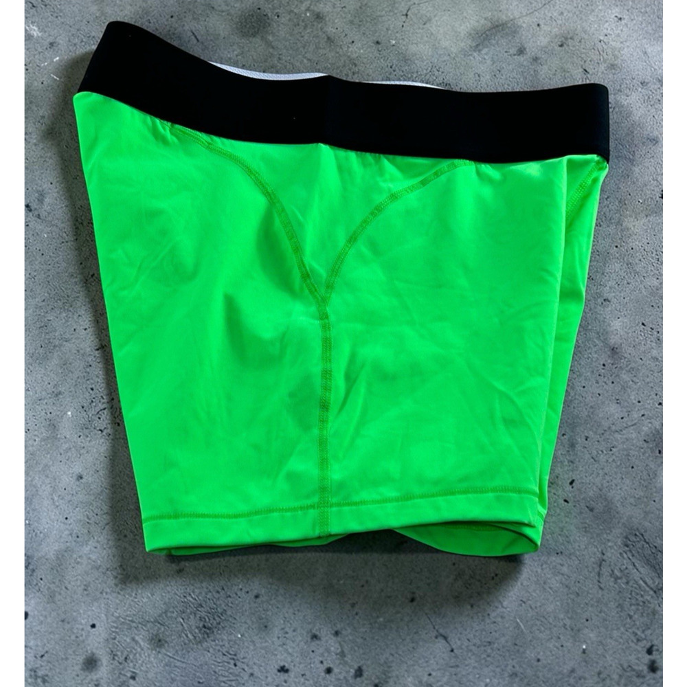 Women's Buffbunny Collection Neon Green Shorts Sz M Activewear Stretch - Picture 5 of 8